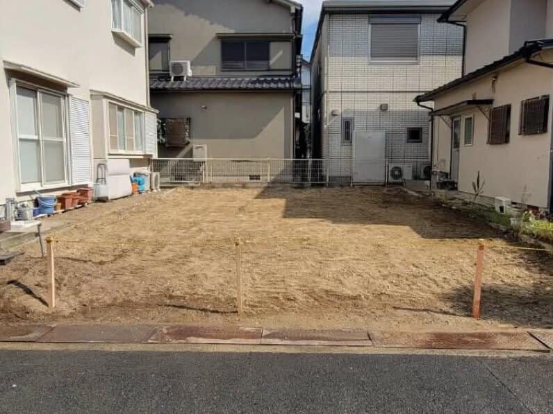 高槻市木造解体施工後